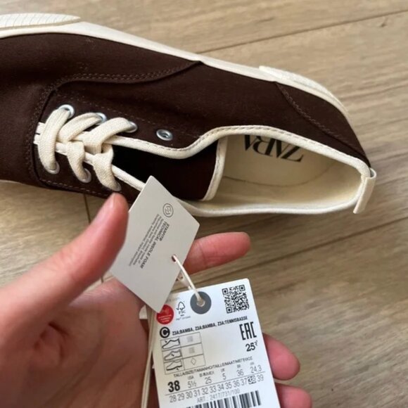 Zara Girls Low Top Sneakers EUR 38 - Picture 6 of 6